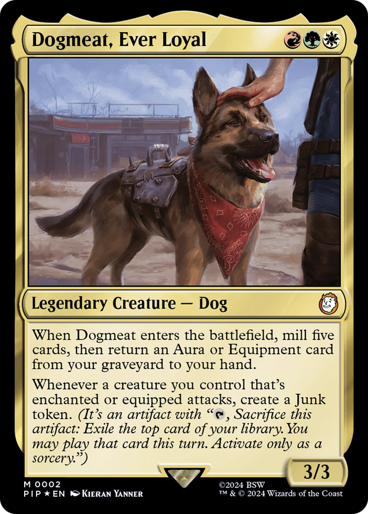 Dogmeat, Ever Loyal [Fallout] Magic: The Gathering