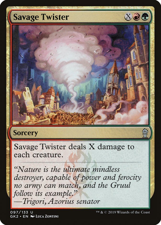 Savage Twister [Ravnica Allegiance Guild Kit] Magic: The Gathering