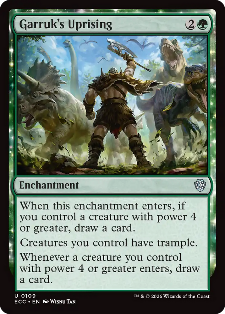 Garruk's Uprising [Lorwyn Eclipsed Commander] Magic: The Gathering
