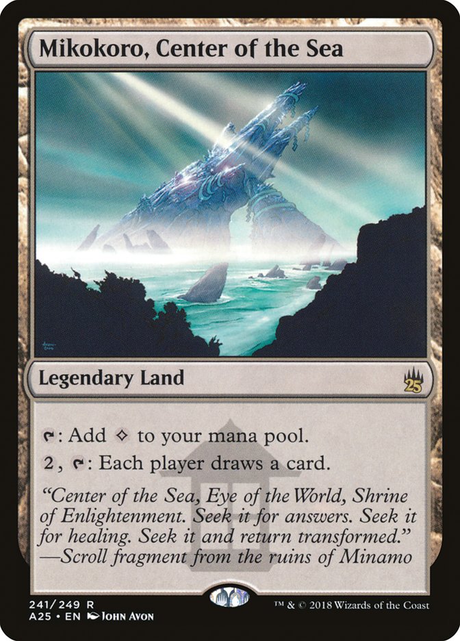 Mikokoro, Center of the Sea [Masters 25] Magic: The Gathering