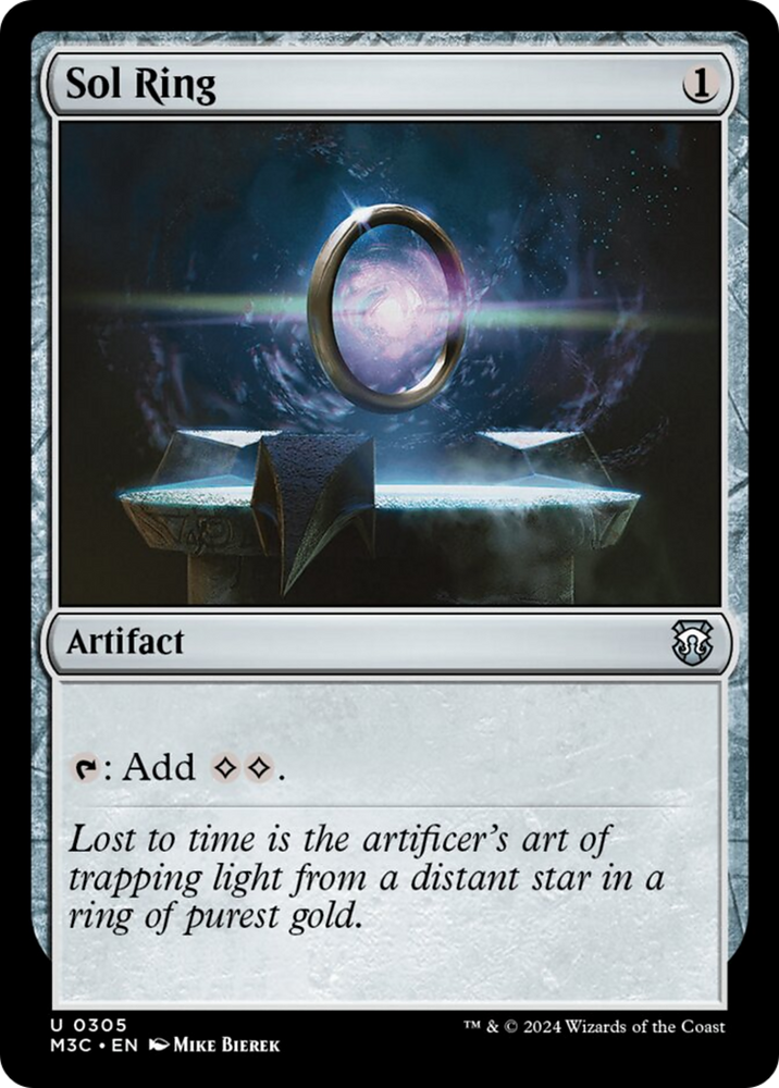 Sol Ring (Ripple Foil) [Modern Horizons 3 Commander] Magic: The Gathering