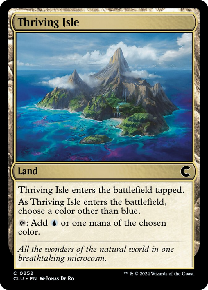 Thriving Isle [Ravnica: Clue Edition] Magic: The Gathering