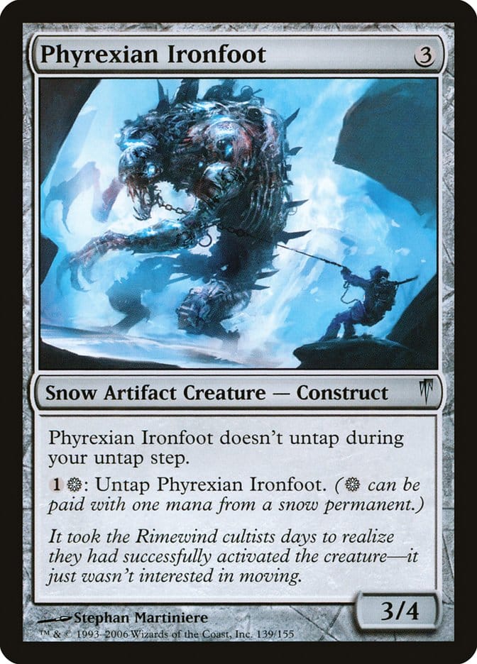 Phyrexian Ironfoot [Coldsnap] Magic: The Gathering
