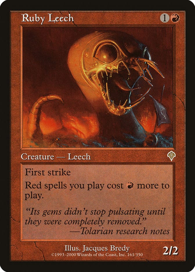 Ruby Leech [Invasion] Magic: The Gathering