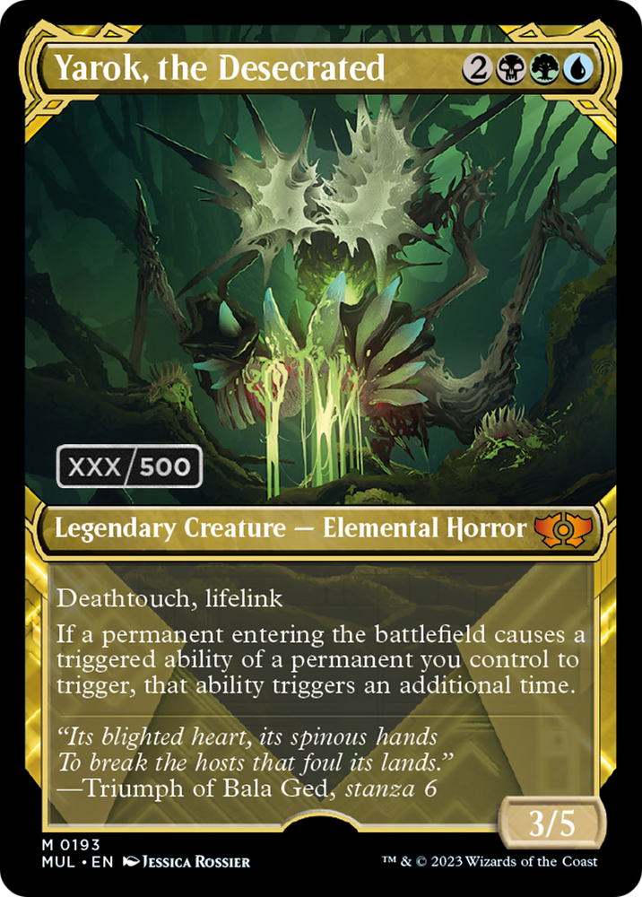 Yarok, the Desecrated (Serialized) [Multiverse Legends] Magic: The Gathering