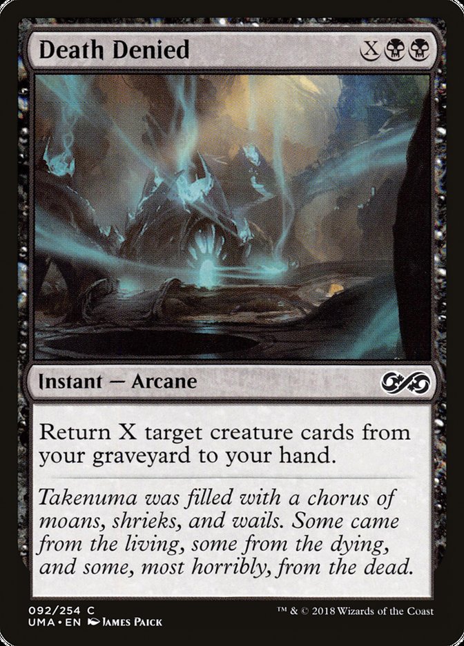 Death Denied [Ultimate Masters] Magic: The Gathering