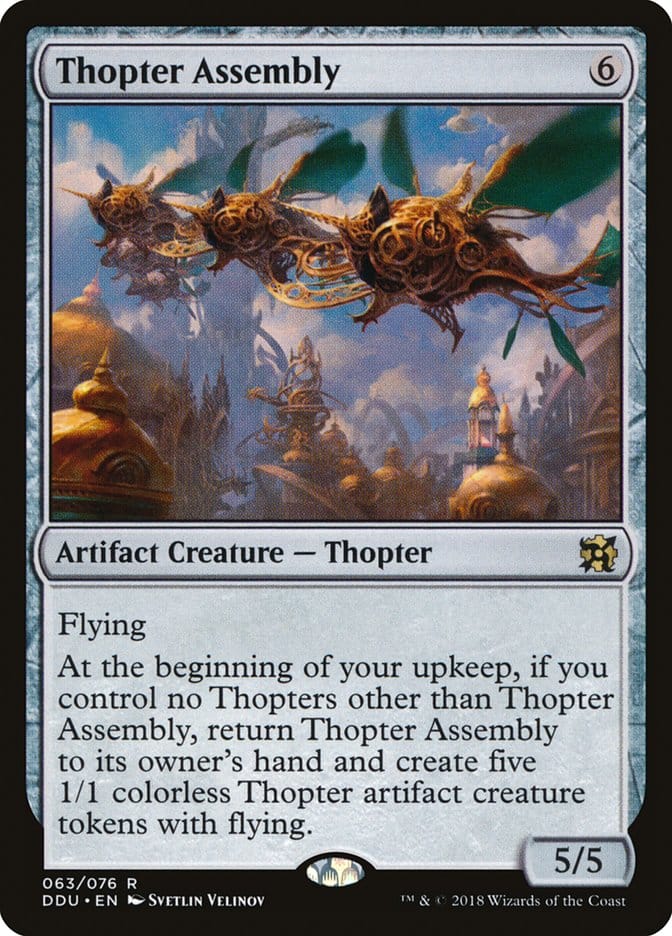 Thopter Assembly [Duel Decks: Elves vs. Inventors] Magic: The Gathering