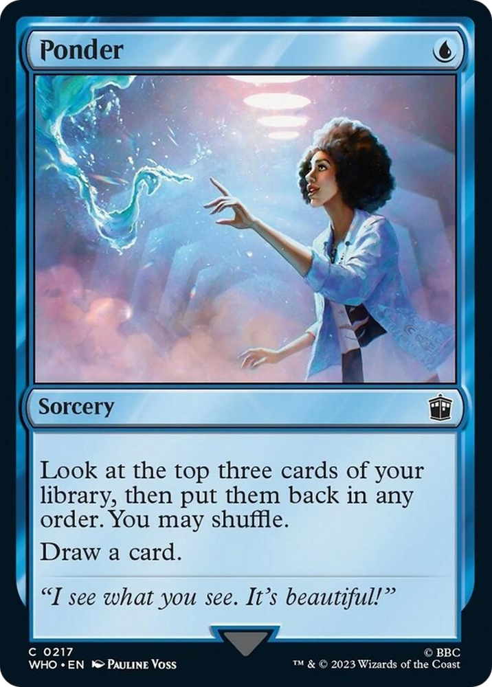 Ponder [Doctor Who] Magic: The Gathering
