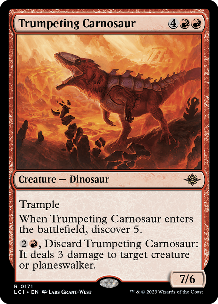 Trumpeting Carnosaur [The Lost Caverns of Ixalan] Magic: The Gathering