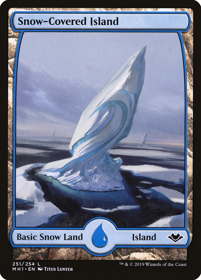Snow-Covered Island [Modern Horizons] Magic: The Gathering