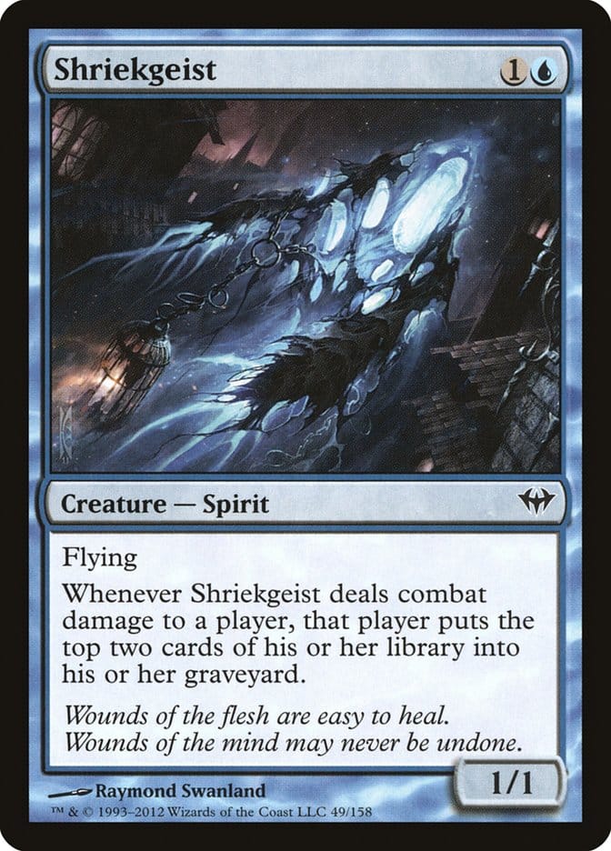 Shriekgeist [Dark Ascension] Magic: The Gathering