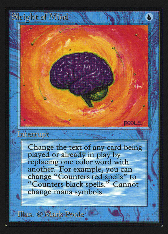 Sleight of Mind [International Collectors' Edition] Magic: The Gathering