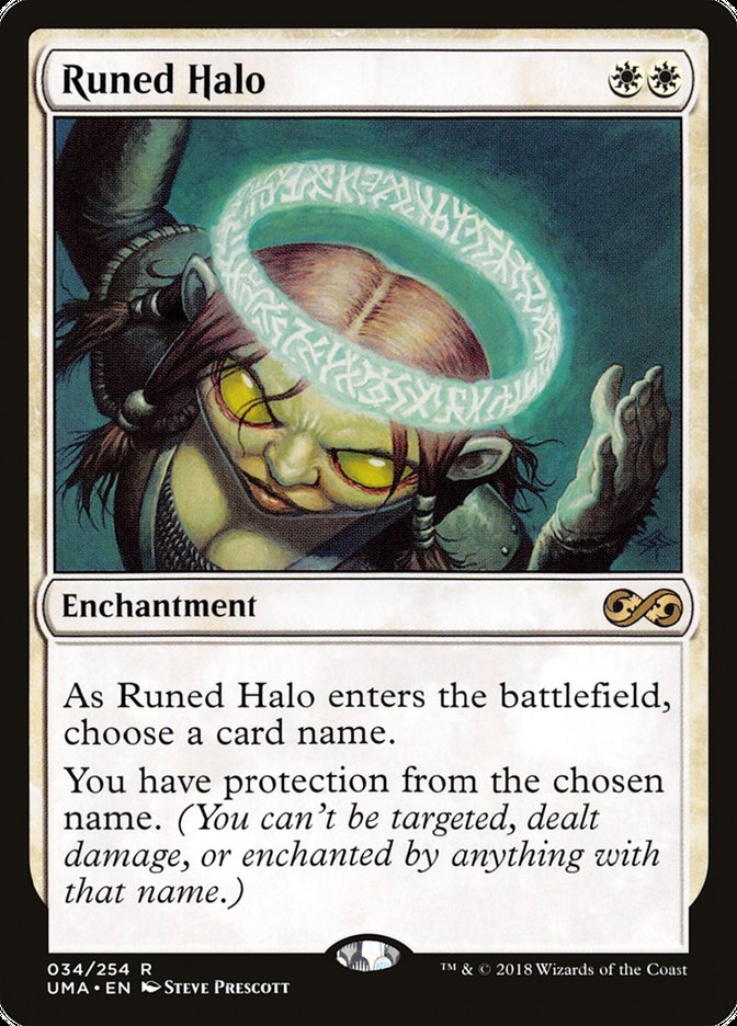 Runed Halo [Ultimate Masters] Magic: The Gathering
