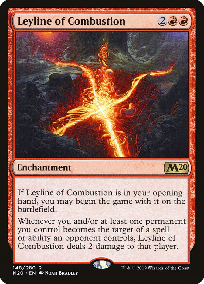 Leyline of Combustion [Core Set 2020] Magic: The Gathering