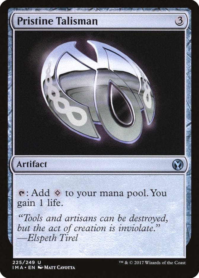 Pristine Talisman [Iconic Masters] Magic: The Gathering