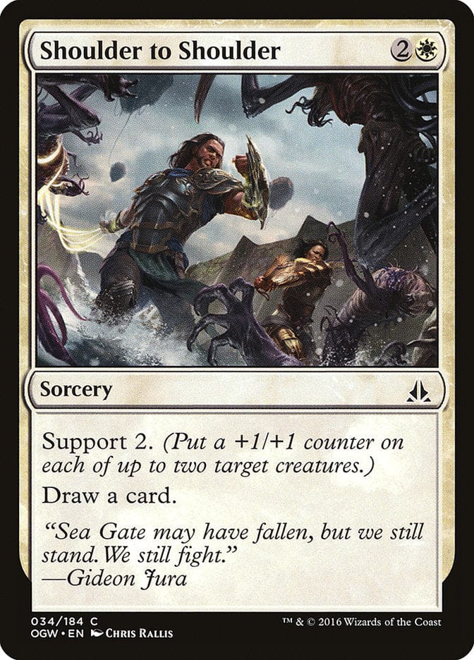 Shoulder to Shoulder [Oath of the Gatewatch] Magic: The Gathering