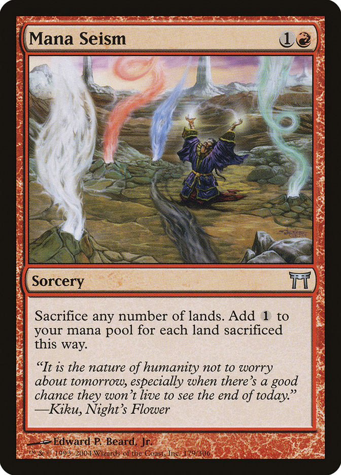 Mana Seism [Champions of Kamigawa] Magic: The Gathering