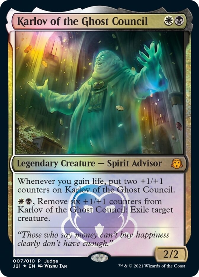 Karlov of the Ghost Council [Judge Gift Cards 2021] Magic: The Gathering
