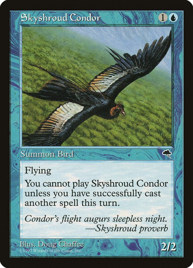 Skyshroud Condor [Tempest] Magic: The Gathering