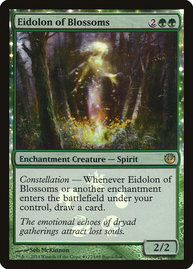 Eidolon of Blossoms (Buy-A-Box) [Journey into Nyx Promos] Magic: The Gathering