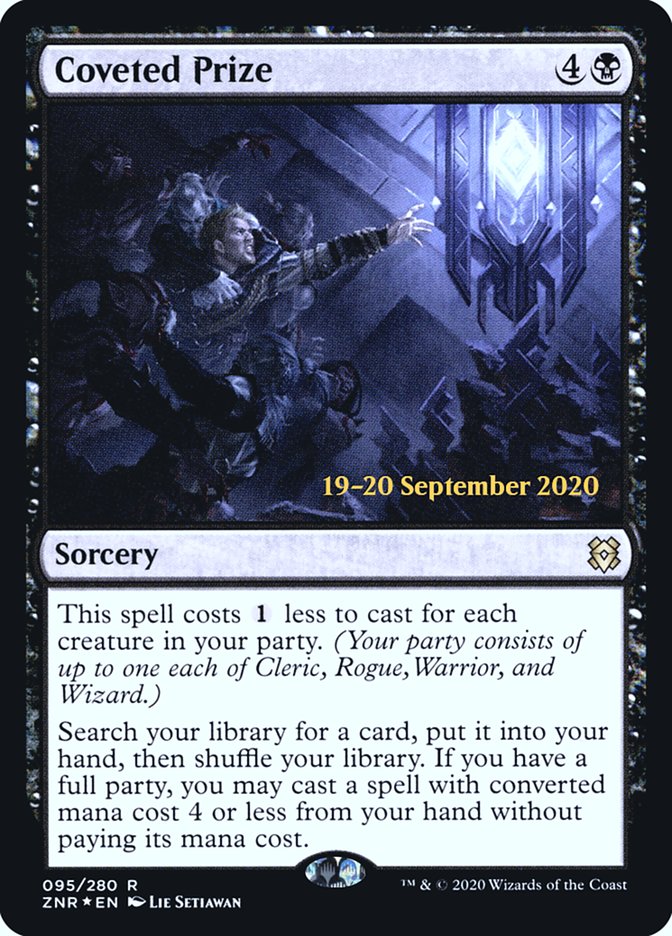 Coveted Prize [Zendikar Rising Prerelease Promos] Magic: The Gathering