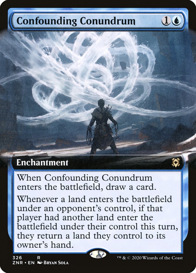 Confounding Conundrum (Extended Art) [Zendikar Rising] Magic: The Gathering