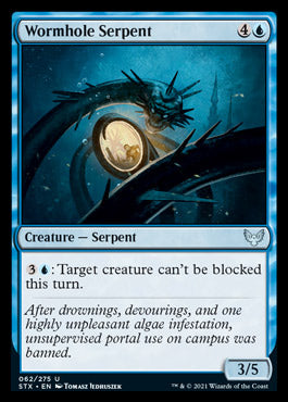 Wormhole Serpent [Strixhaven: School of Mages] Magic: The Gathering