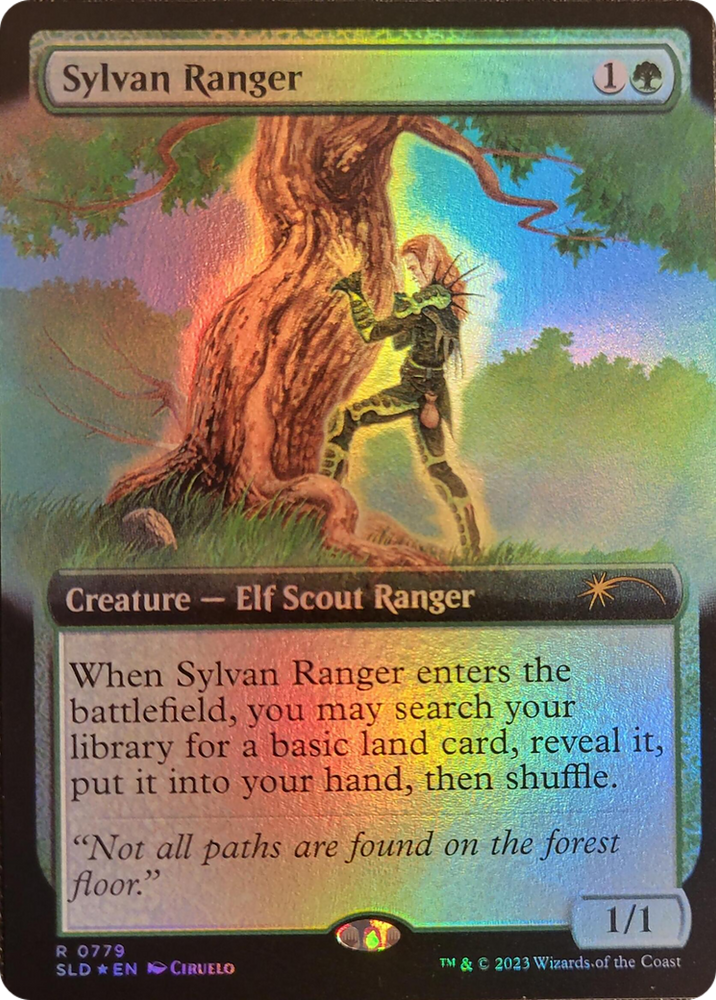 Sylvan Ranger (Extended Art) [Secret Lair Drop Series] Magic: The Gathering