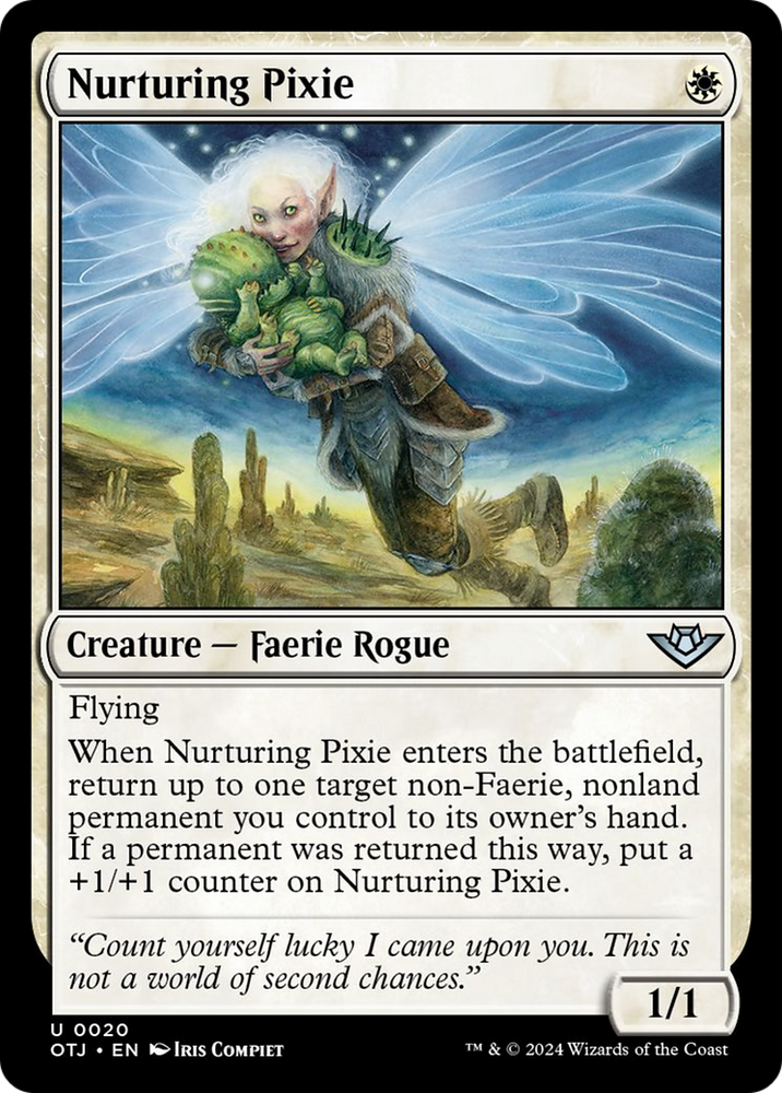 Nurturing Pixie [Outlaws of Thunder Junction] Magic: The Gathering