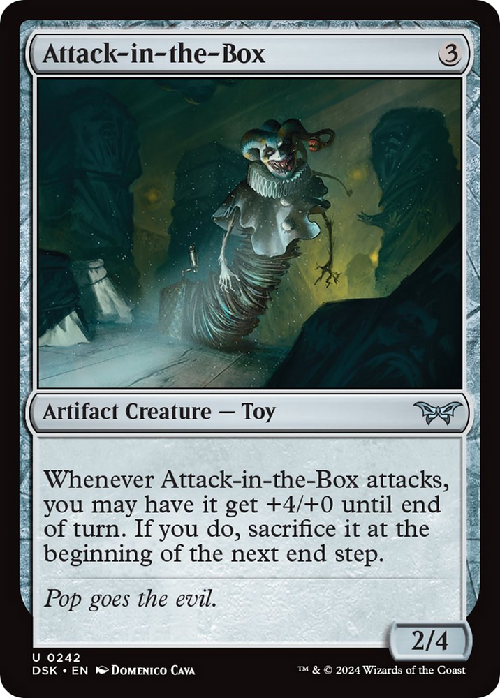 Attack-in-the-Box [Duskmourn: House of Horror] Magic: The Gathering