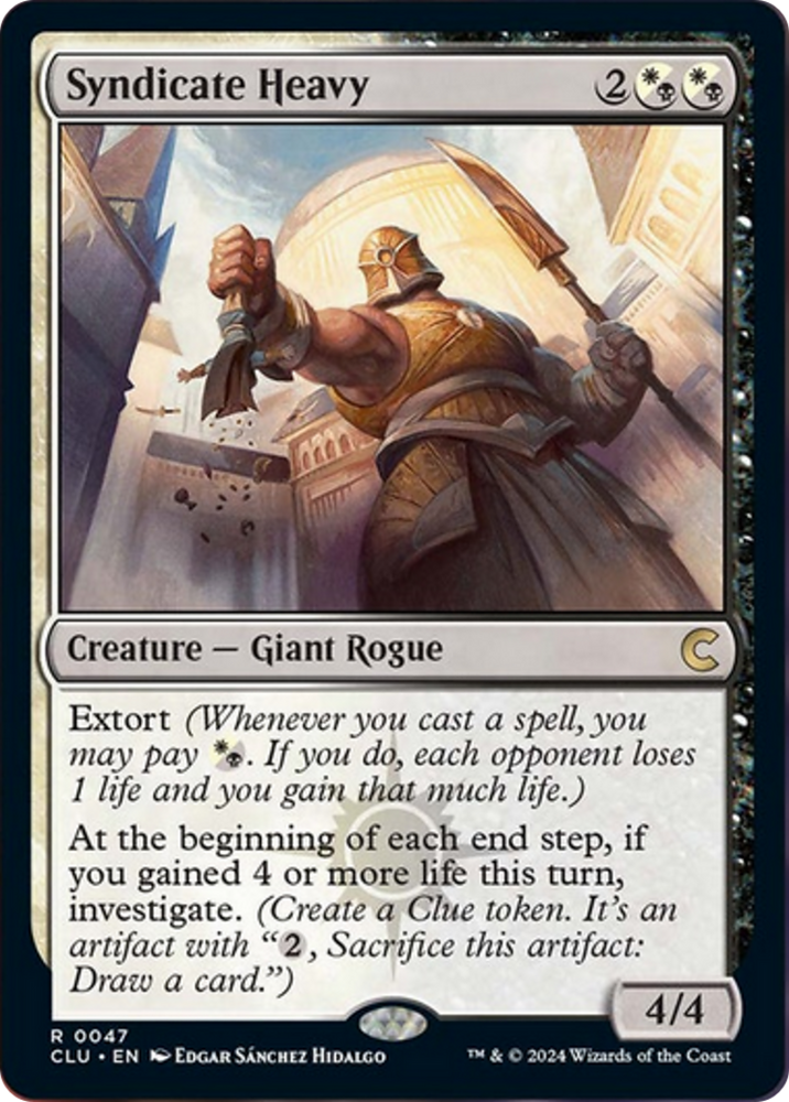 Syndicate Heavy [Ravnica: Clue Edition] Magic: The Gathering