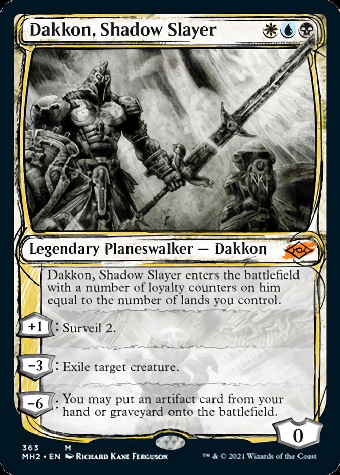 Dakkon, Shadow Slayer (Sketch) [Modern Horizons 2] Magic: The Gathering
