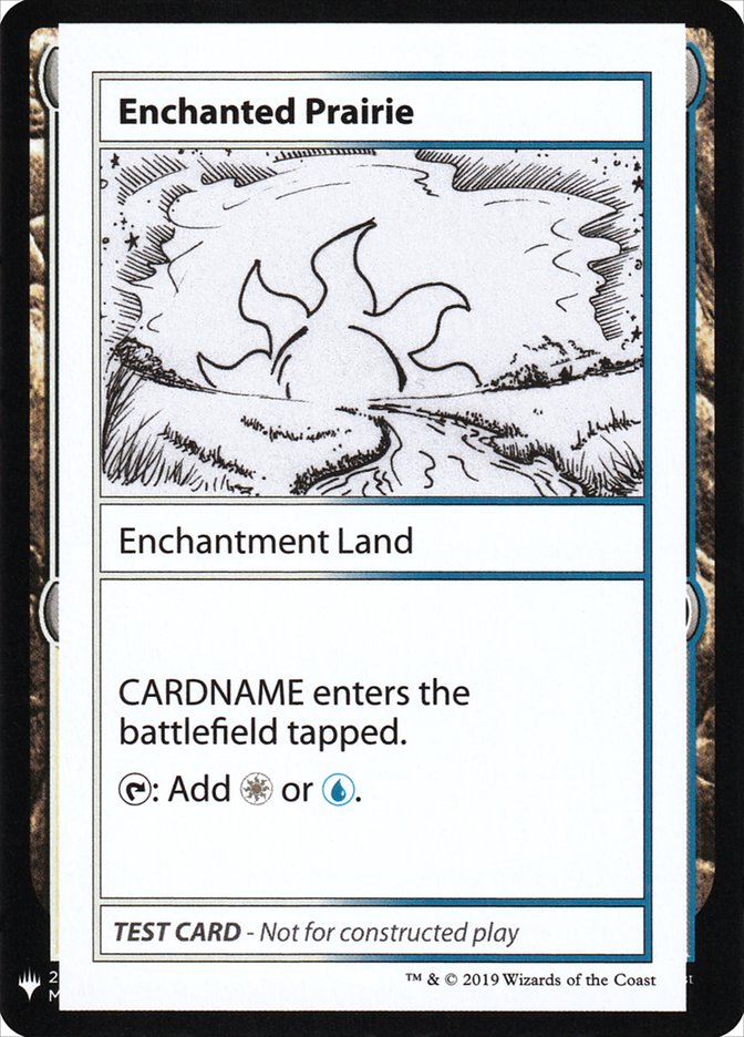 Enchanted Prairie [Mystery Booster Playtest Cards] Magic: The Gathering