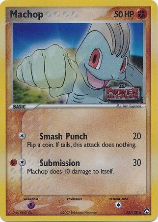 Machop (53/108) (Stamped) [EX: Power Keepers] Pokémon