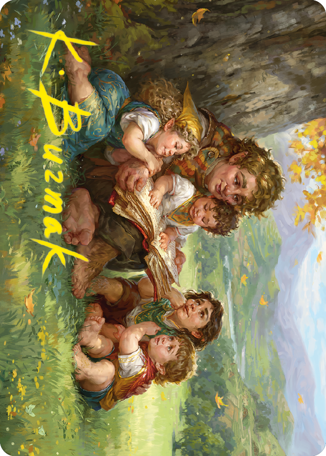Samwise Gamgee Art Card (19/81) (Gold-Stamped Signature) [The Lord of the Rings: Tales of Middle-earth Art Series] Magic: The Gathering