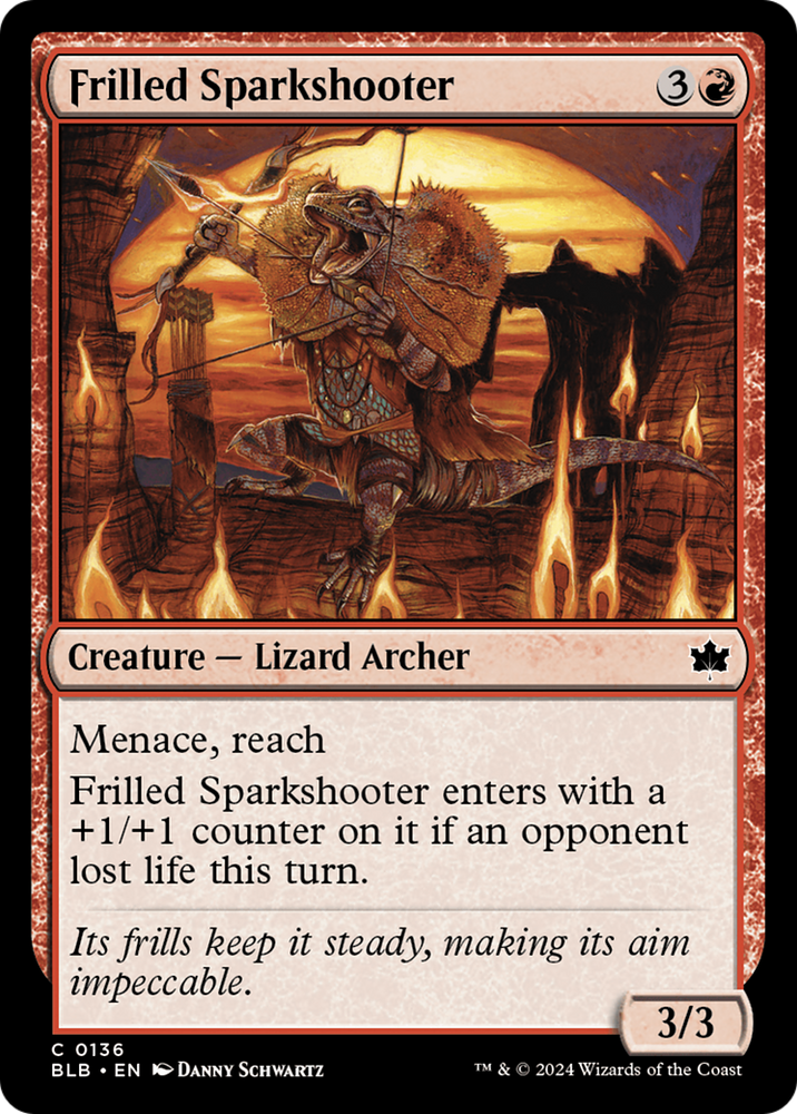 Frilled Sparkshooter [Bloomburrow] Magic: The Gathering