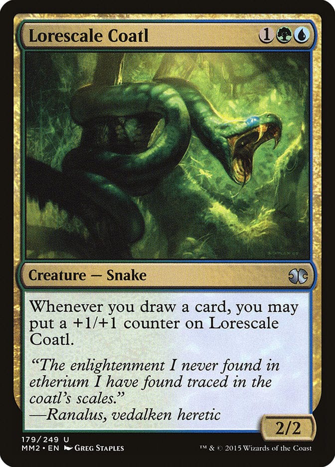 Lorescale Coatl [Modern Masters 2015] Magic: The Gathering
