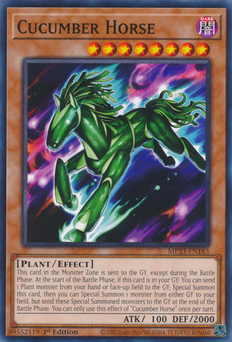 Cucumber Horse [MP23-EN183] Common - Yugioh Cards For Your TCG Needs!
