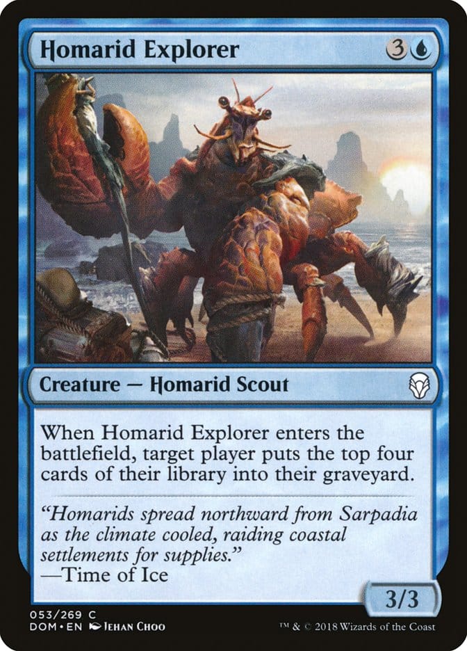 Homarid Explorer [Dominaria] Magic: The Gathering
