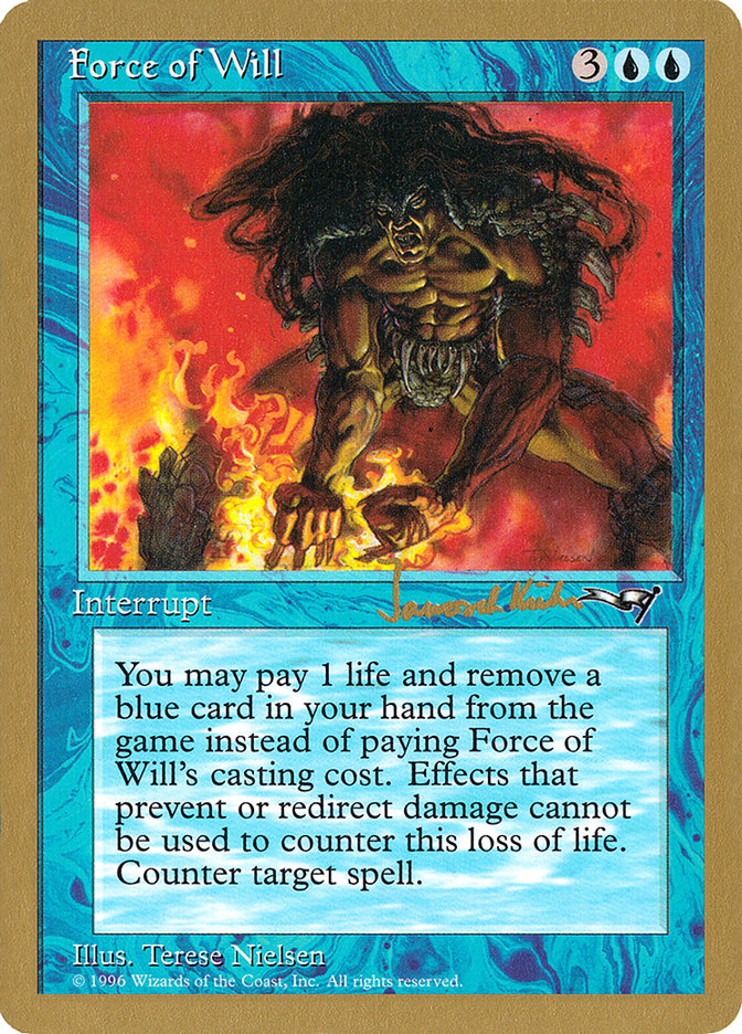 Force of Will (Janosch Kuhn) [World Championship Decks 1997] Magic: The Gathering