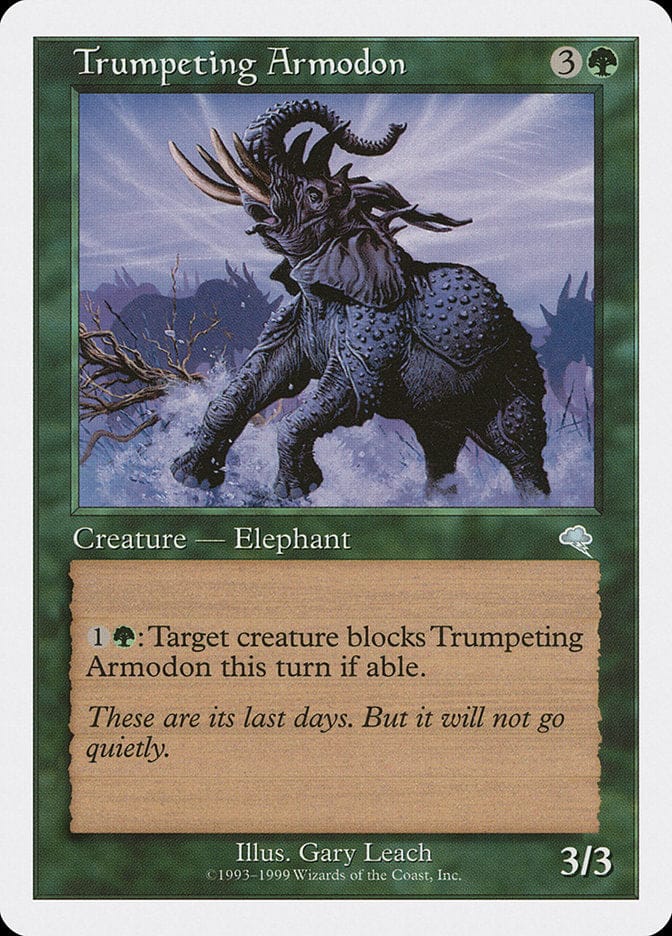 Trumpeting Armodon [Battle Royale] Magic: The Gathering