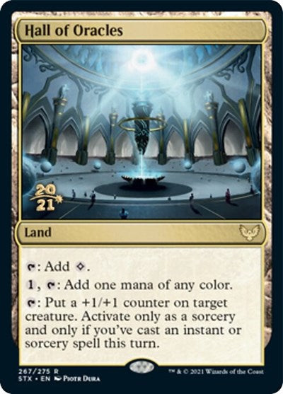Hall of Oracles [Strixhaven: School of Mages Prerelease Promos] Magic: The Gathering