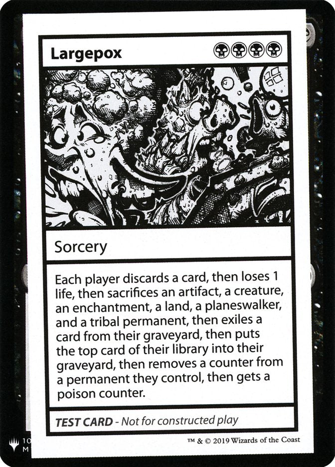 Largepox [Mystery Booster Playtest Cards] Magic: The Gathering