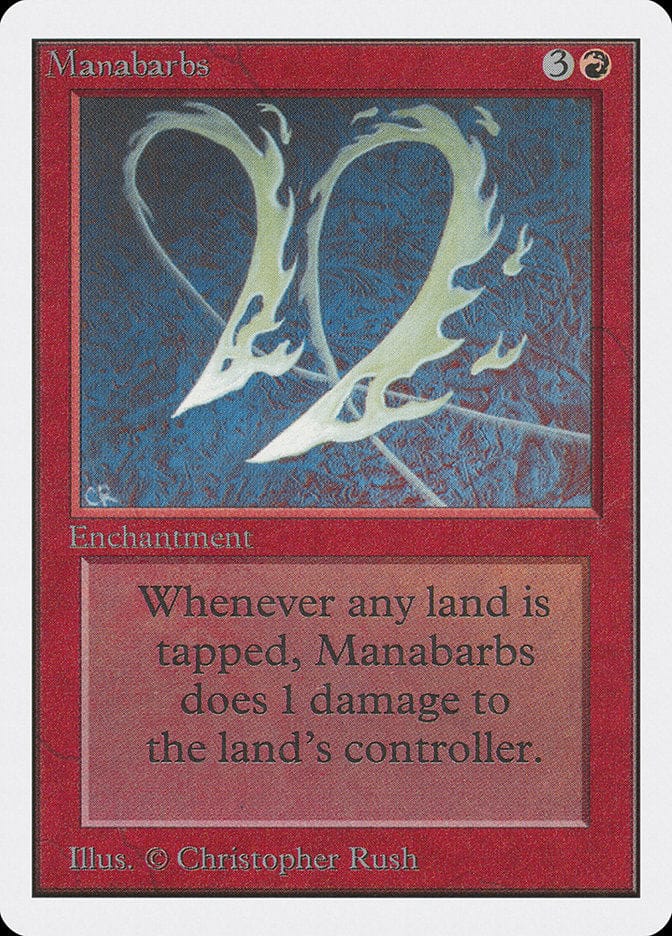 Manabarbs [Unlimited Edition] Magic: The Gathering