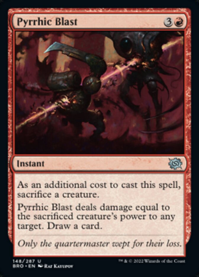 Pyrrhic Blast [The Brothers' War] Magic: The Gathering