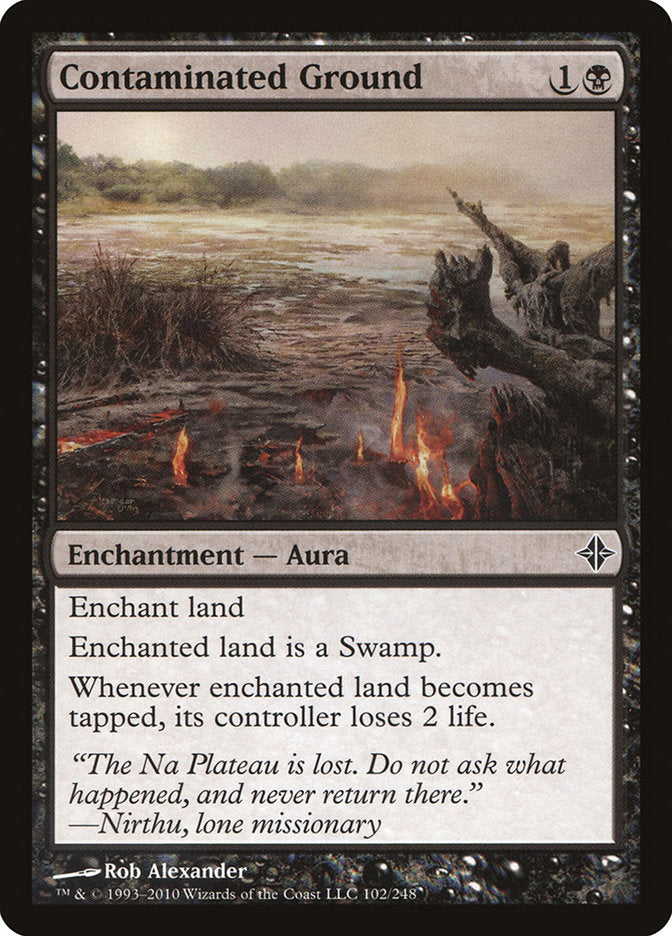 Contaminated Ground [Rise of the Eldrazi] Magic: The Gathering