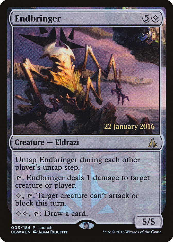 Endbringer (Launch) [Oath of the Gatewatch Promos] Magic: The Gathering