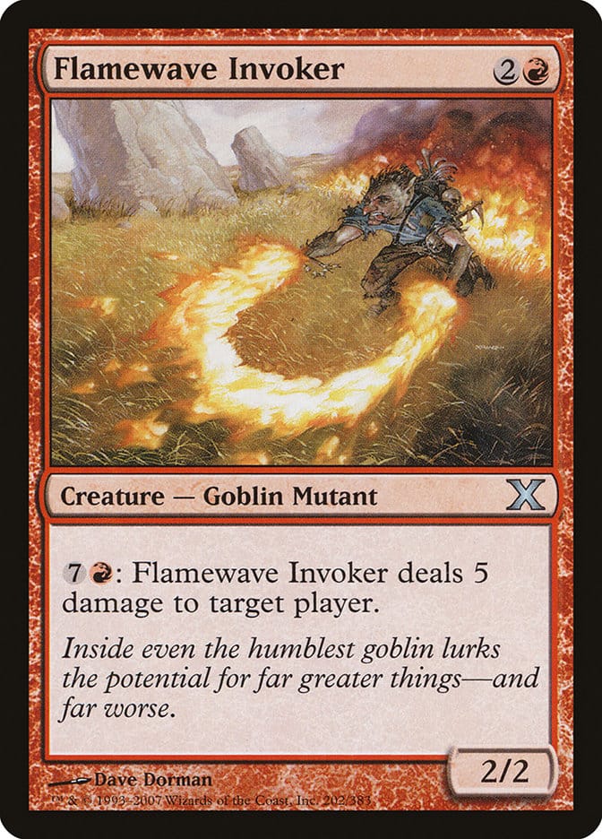Flamewave Invoker [Tenth Edition] Magic: The Gathering