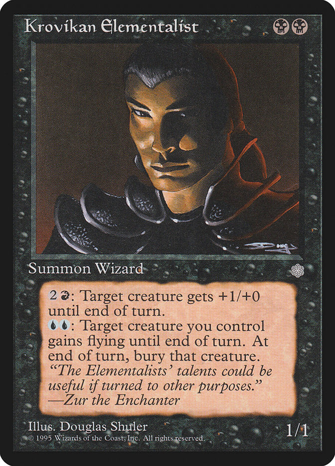 Krovikan Elementalist [Ice Age] Magic: The Gathering