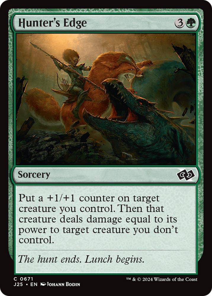 Hunter's Edge [Foundations Jumpstart] Magic: The Gathering